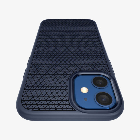 ACS01617 - iPhone 12 Pro Max Case Liquid Air in black showing the back